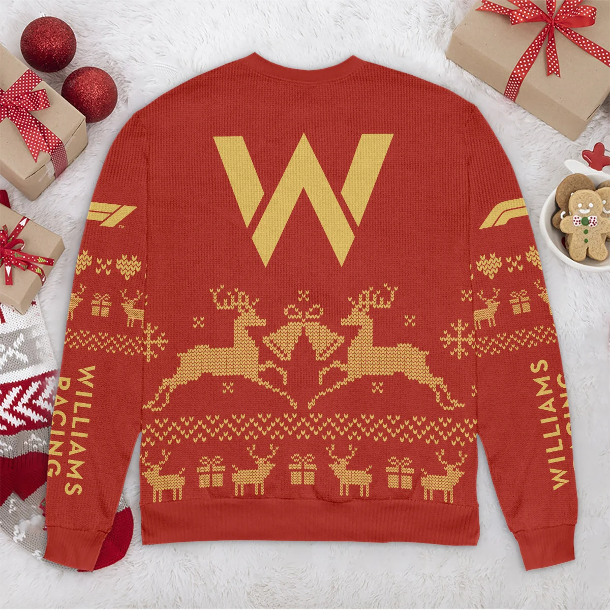 Festive Christmas Williams Formula 1 - Ugly Sweater BLVAF1220925A6WIL - Image 6