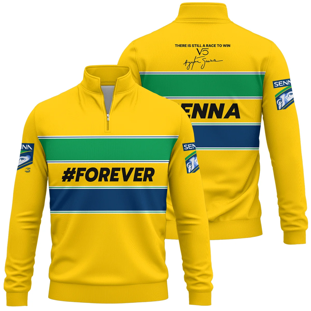 Forever Senna Formula One Quarter-Zip Sweatshirt BLF1190525A1QZS