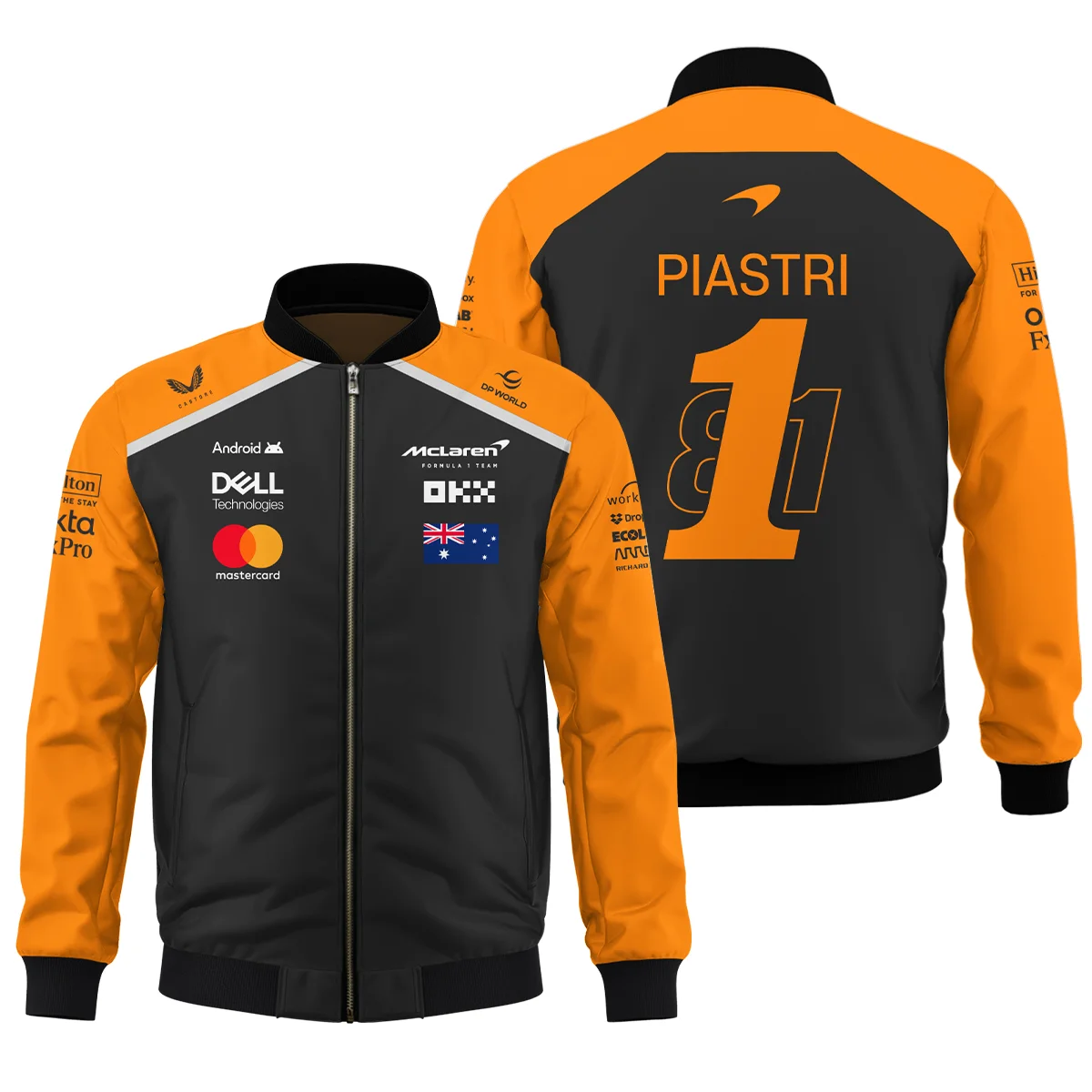 From #81 To #1 Oscar Piastri McLaren F1 Limited Edition Bomber BL4725A1BB