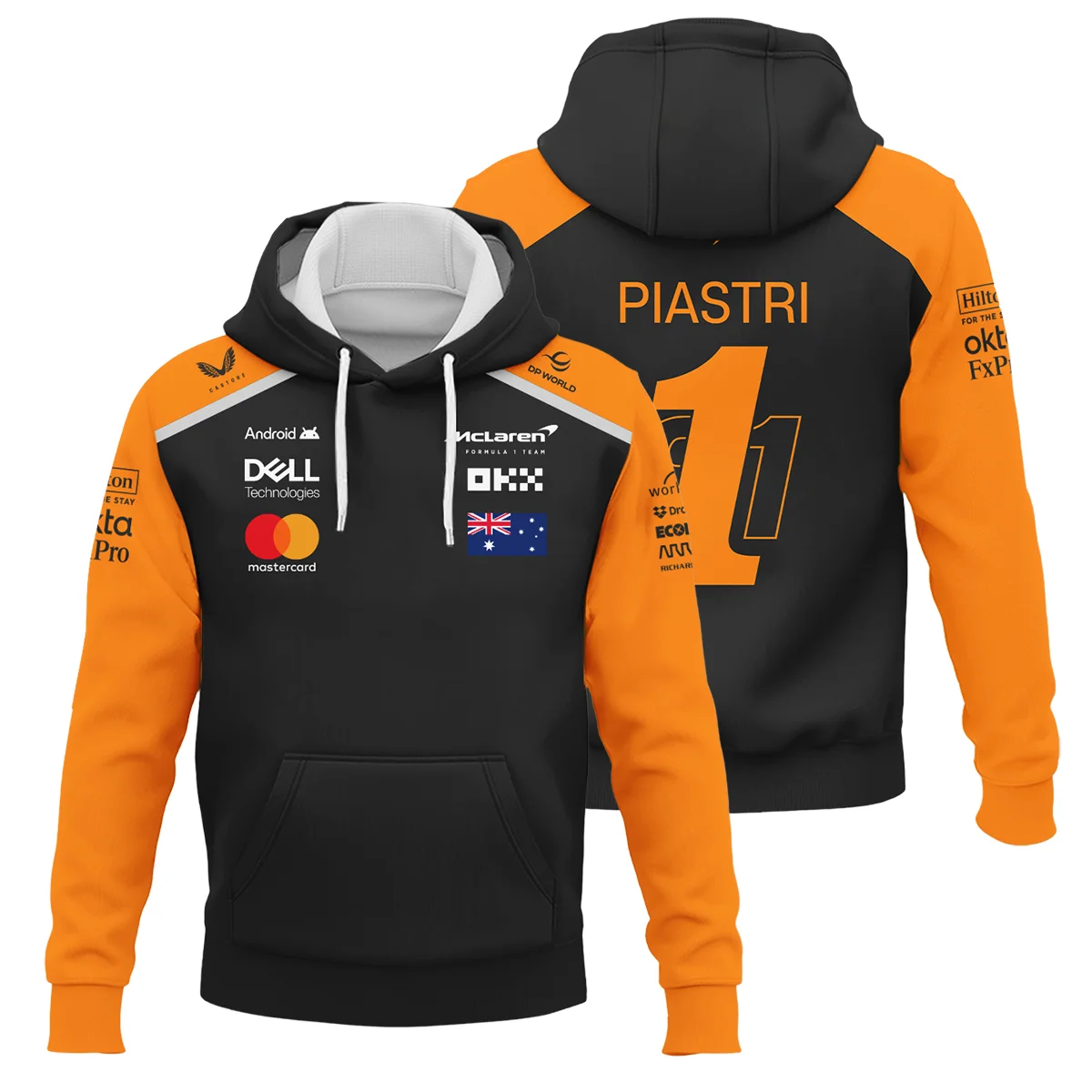From #81 To #1 Oscar Piastri McLaren F1 Limited Edition Hoodie BL4725A1HD