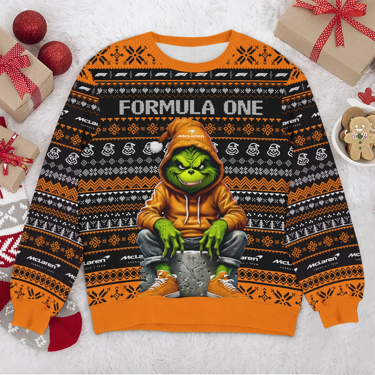 Grinch x McLaren Formula 1 - Ugly Sweater BLVAF1220925A18MCL - Image 4