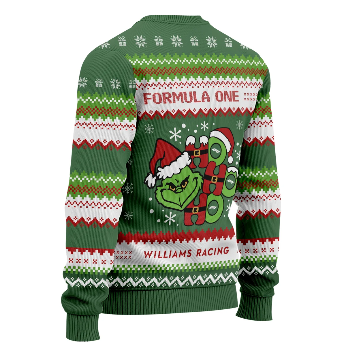 Hohoho The Grinch Williams Formula 1 - Ugly Sweater Unisex Motorsport Apparel BLVAF1220925A15WIL - Image 5
