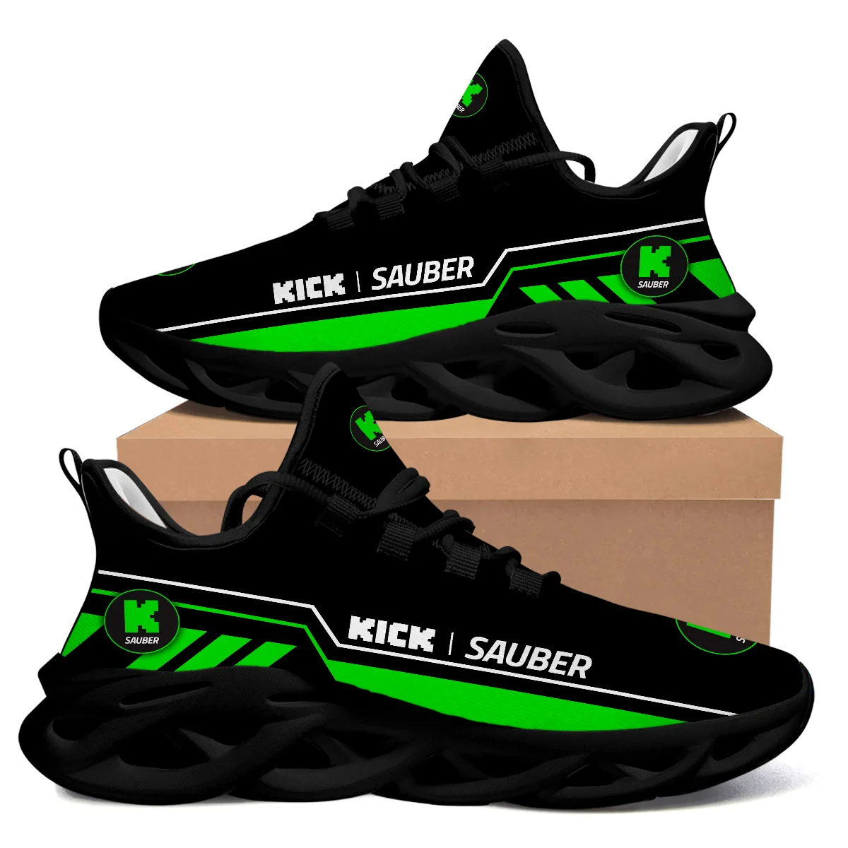 Kick Sauber F1 Max Soul Shoes All Over Print BLKS16725A1 - Black