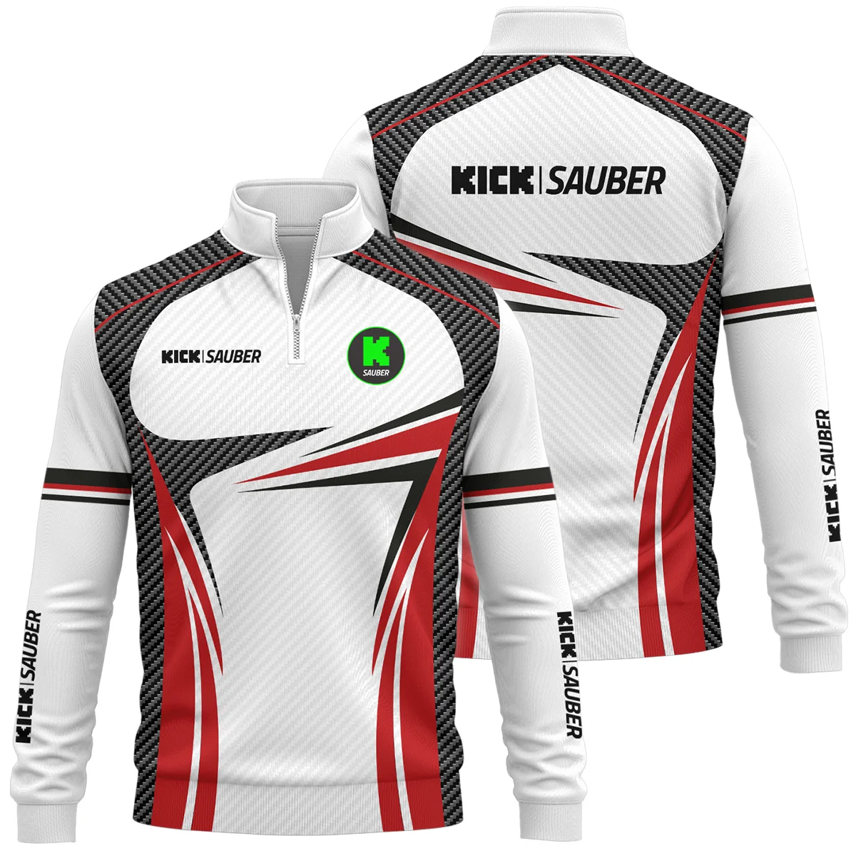 Kick Sauber F1 Team For Fans - Quarter Zip Sweatshirt Unisex Motorsport Apparel BLVAF1031225A1KSQZS