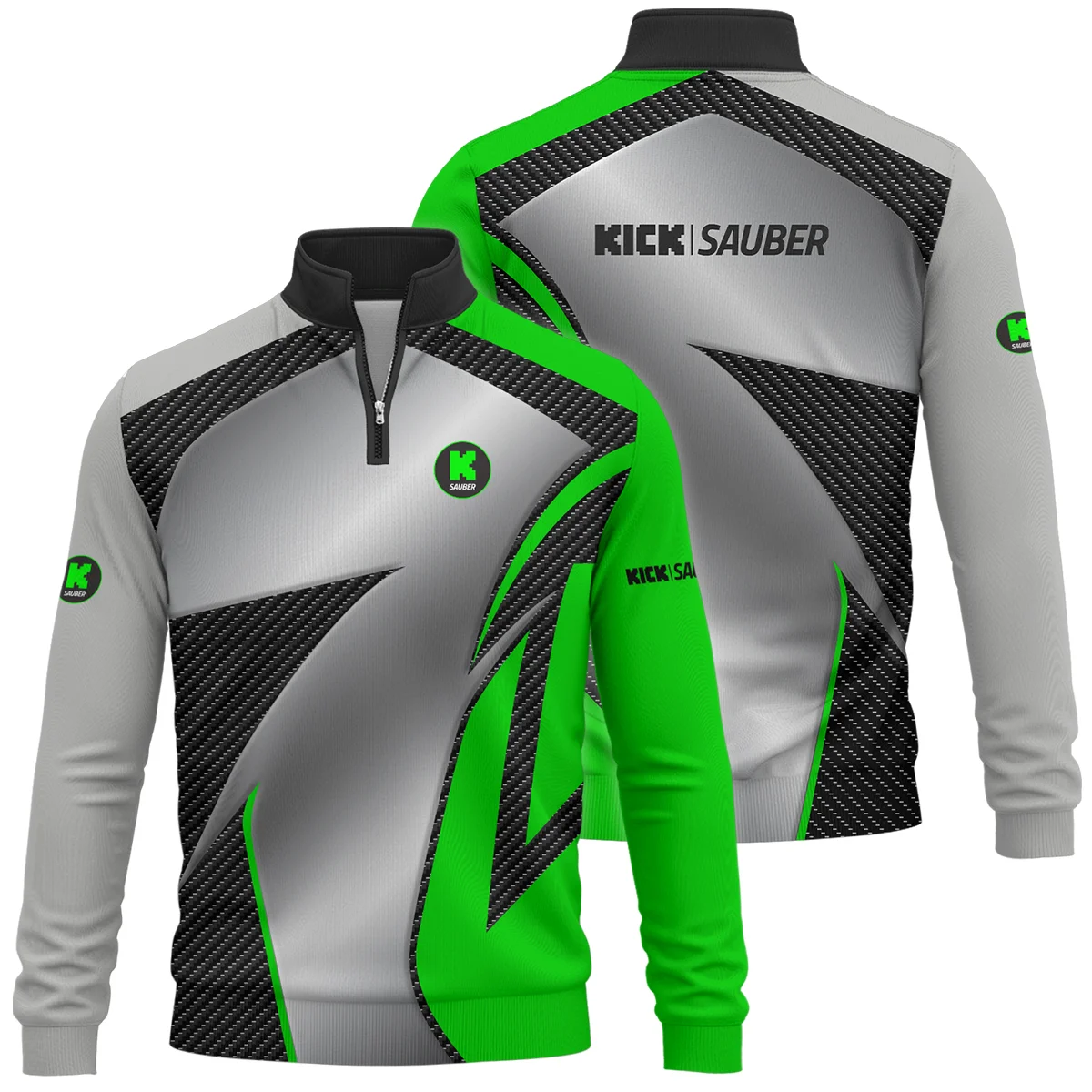 Kick Sauber F1 Team For Fans - Quarter Zip Sweatshirt Unisex Motorsport Apparel BLVAF1031225A2KSQZS