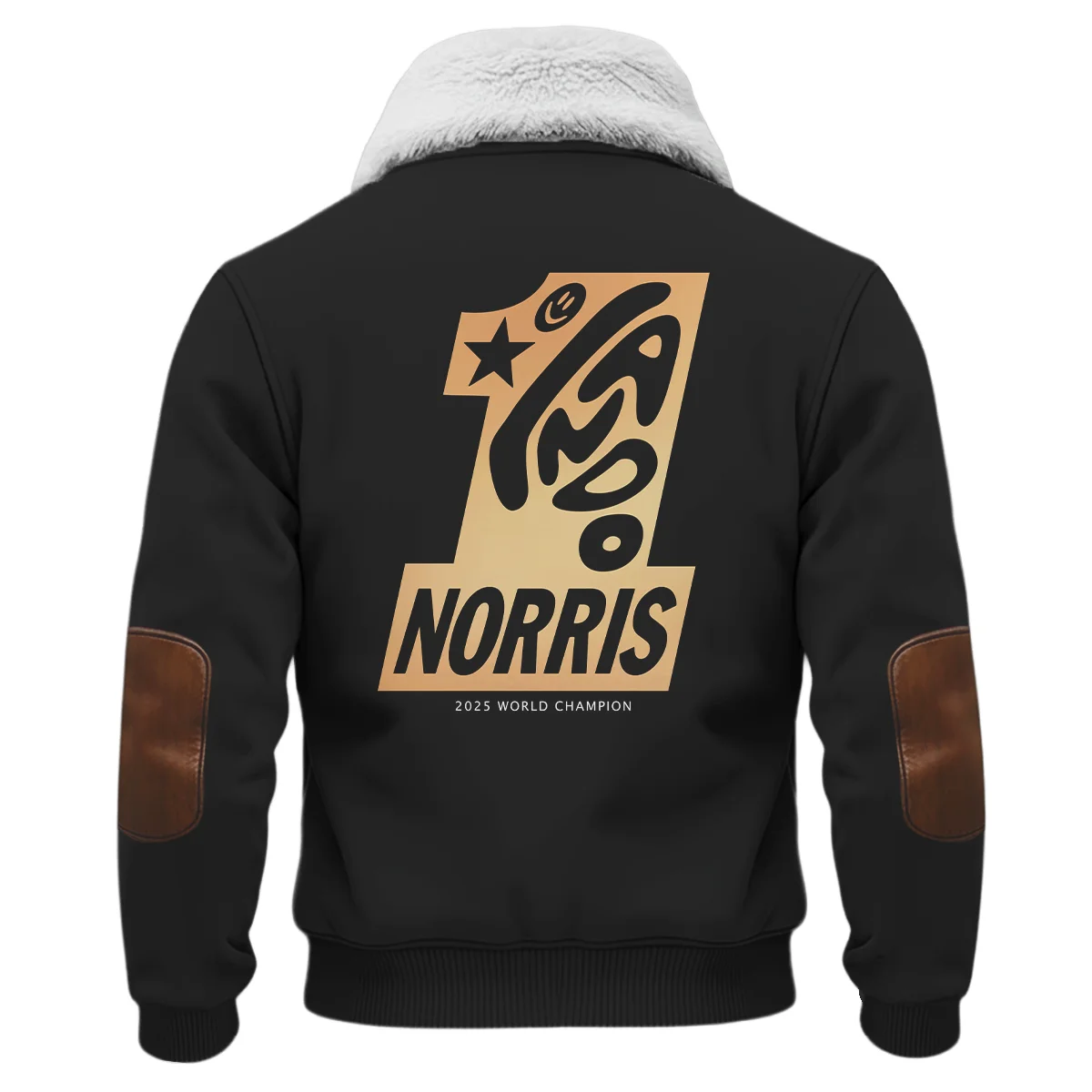 Lando Norris #1 World Champion Fleece Jacket BLVALN051225A9FJ - Image 3