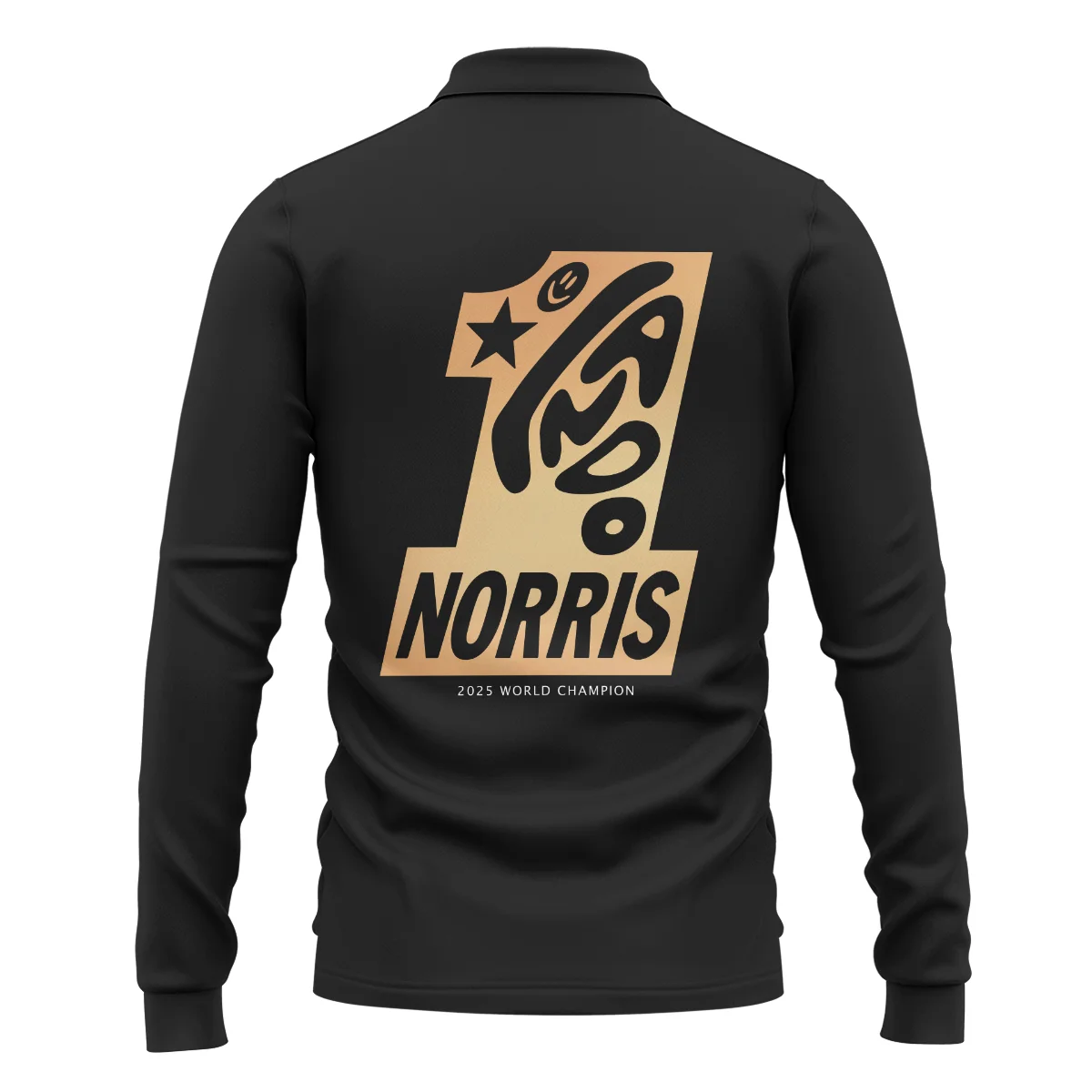 Lando Norris #1 World Champion Long Polo Shirt BLVALN051225A9LPL - Image 3