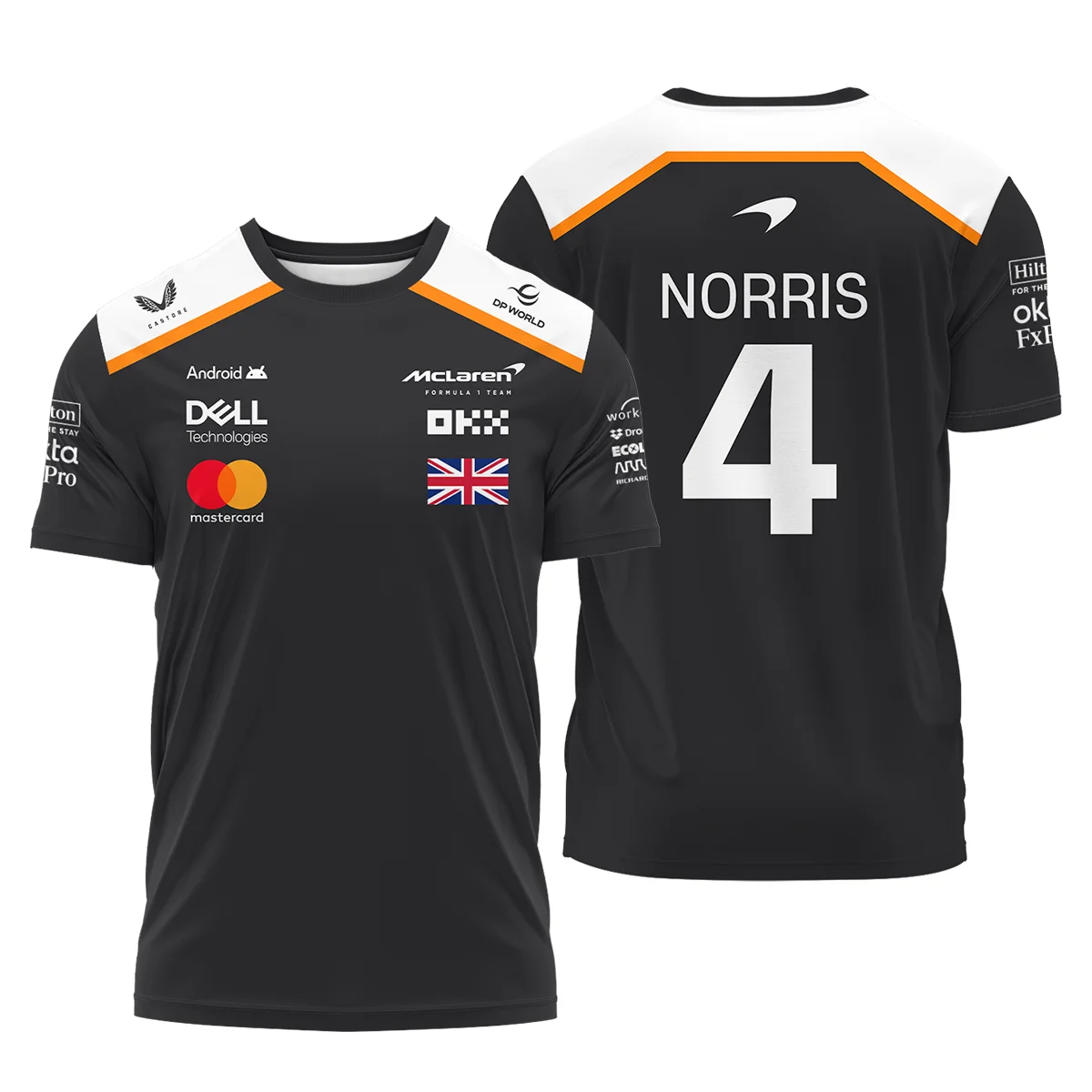 Lando Norris LN4 McLaren F1 T-Shirt Unisex Motorsport Apparel BLF19625A2TS