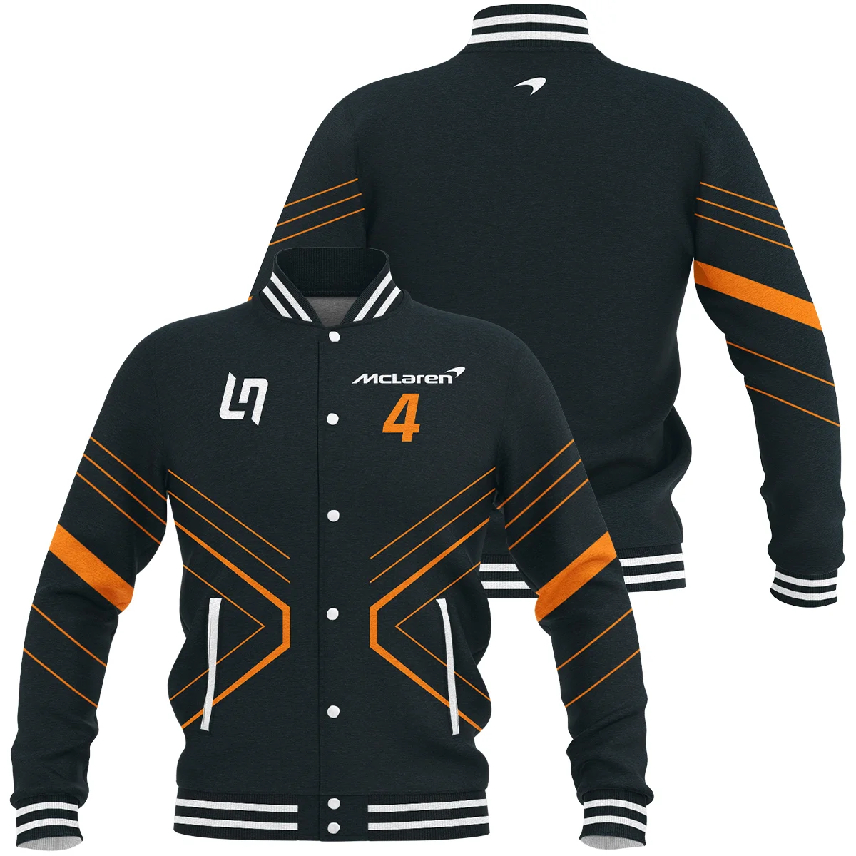 Lando Norris McLaren F1 Baseball Jacket BLMCL10425A3BJ