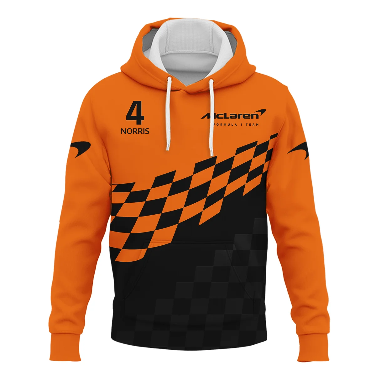Lando Norris McLaren F1 Logo Hoodie BLMCL10425A1HD - Image 2