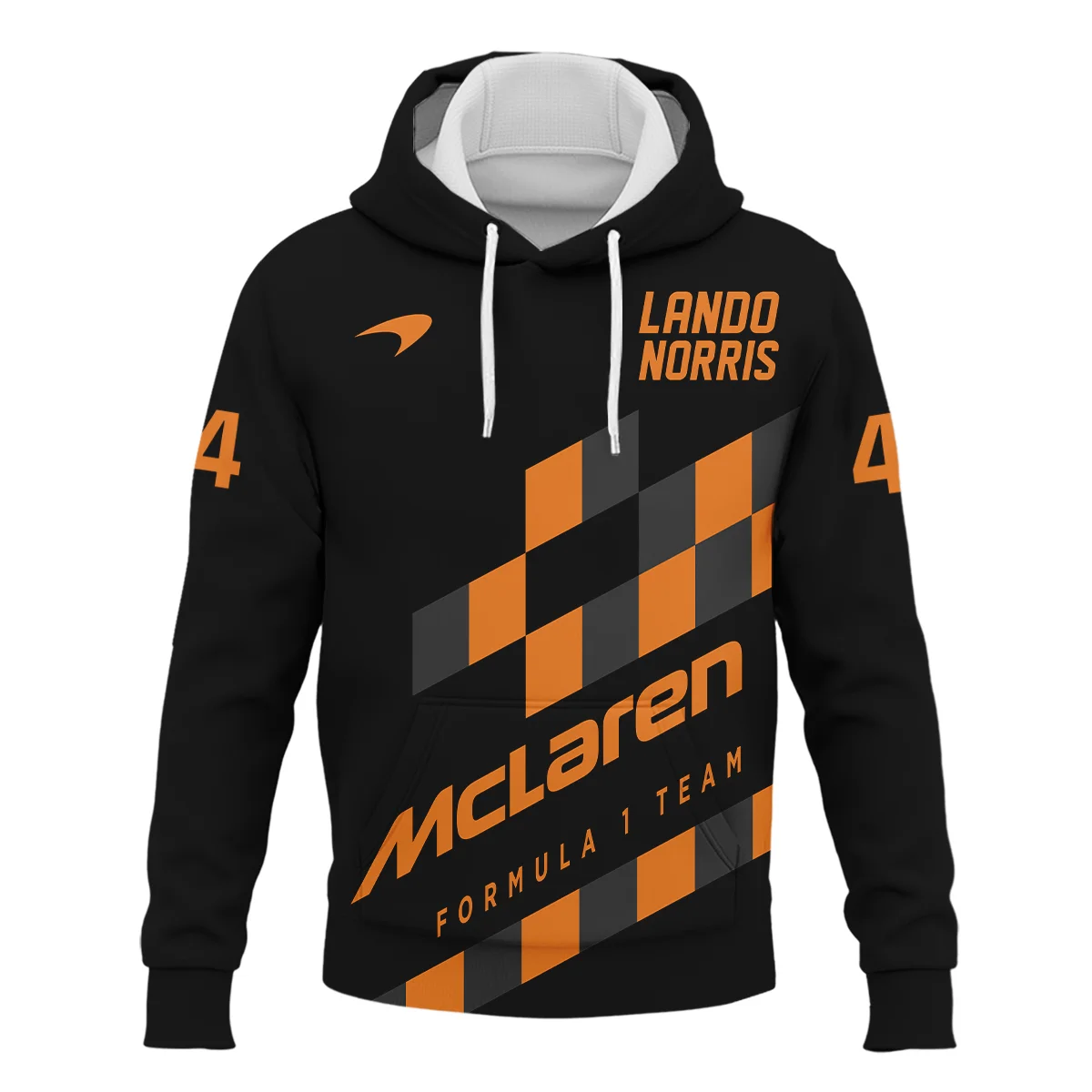 Lando Norris McLaren F1 Logo Hoodie BLMCL10425A6HD - Image 2