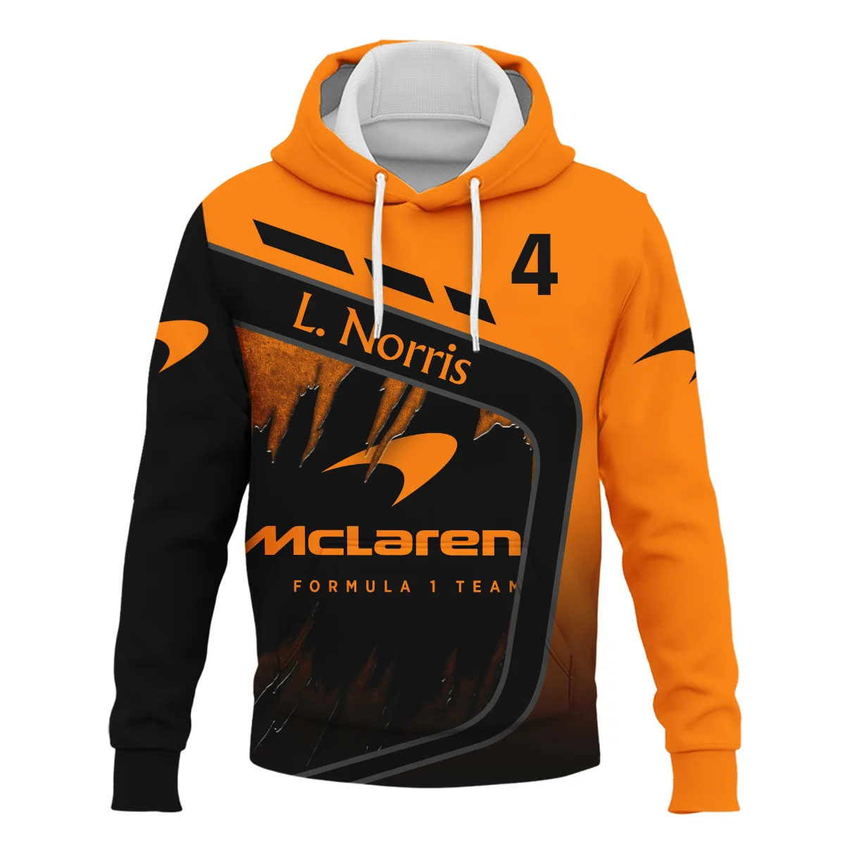 Lando Norris McLaren F1 Logo Hoodie BLMCL3425A1HD - Image 2