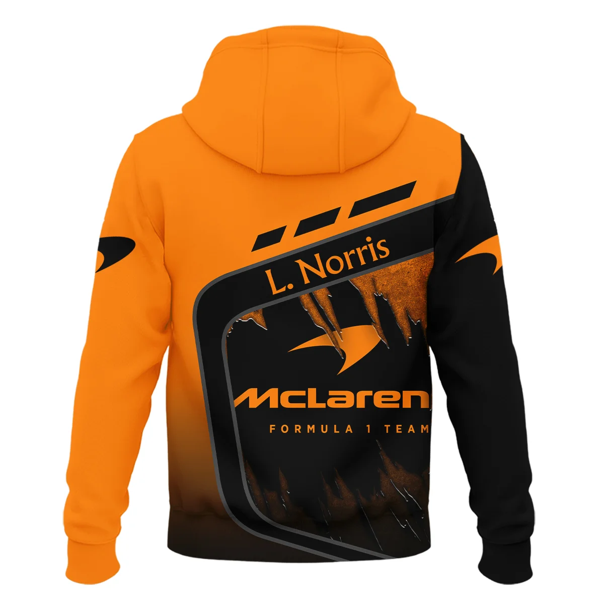 Lando Norris McLaren F1 Logo Hoodie BLMCL3425A1HD - Image 3