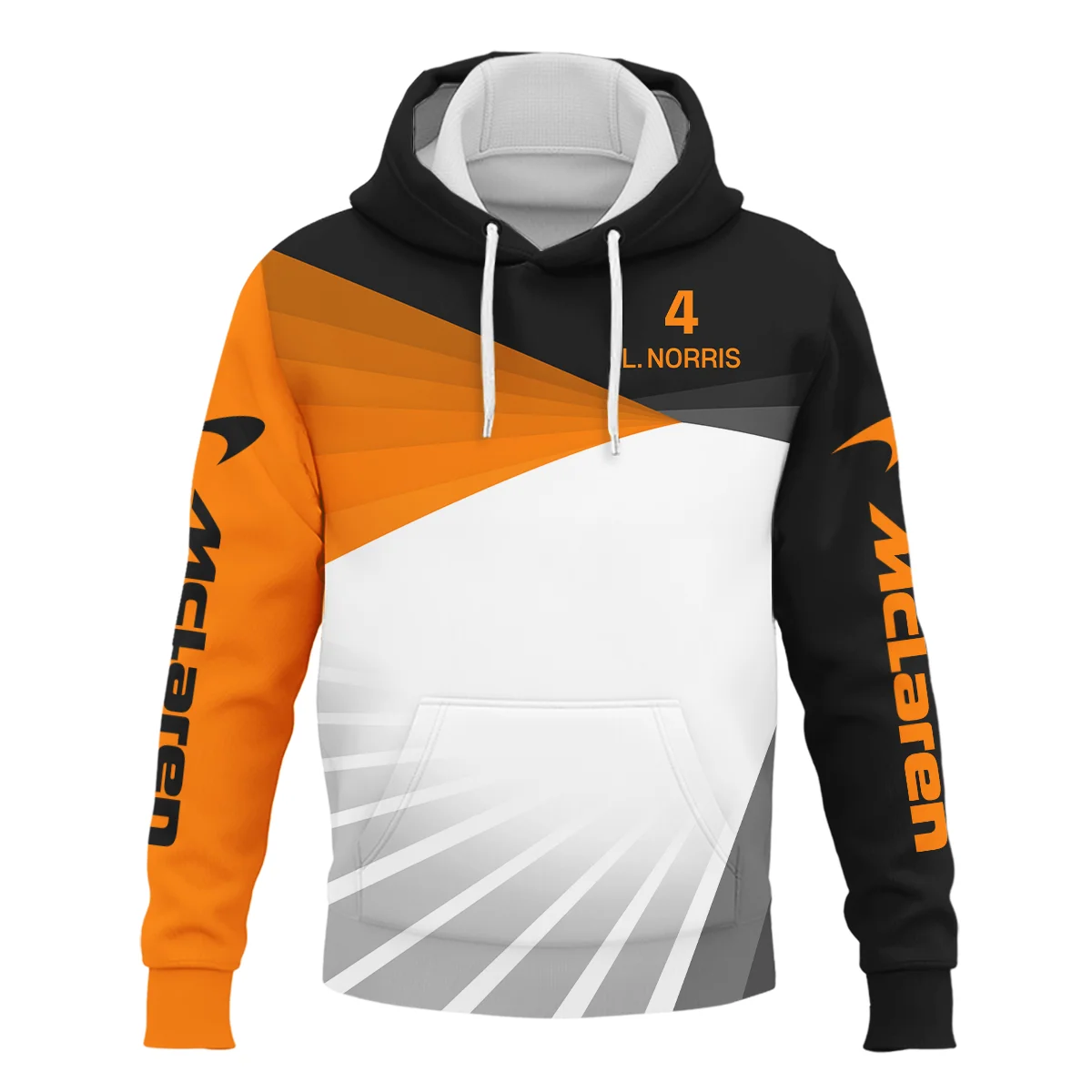 Lando Norris McLaren F1 Logo Hoodie BLMCL3425A3HD - Image 2
