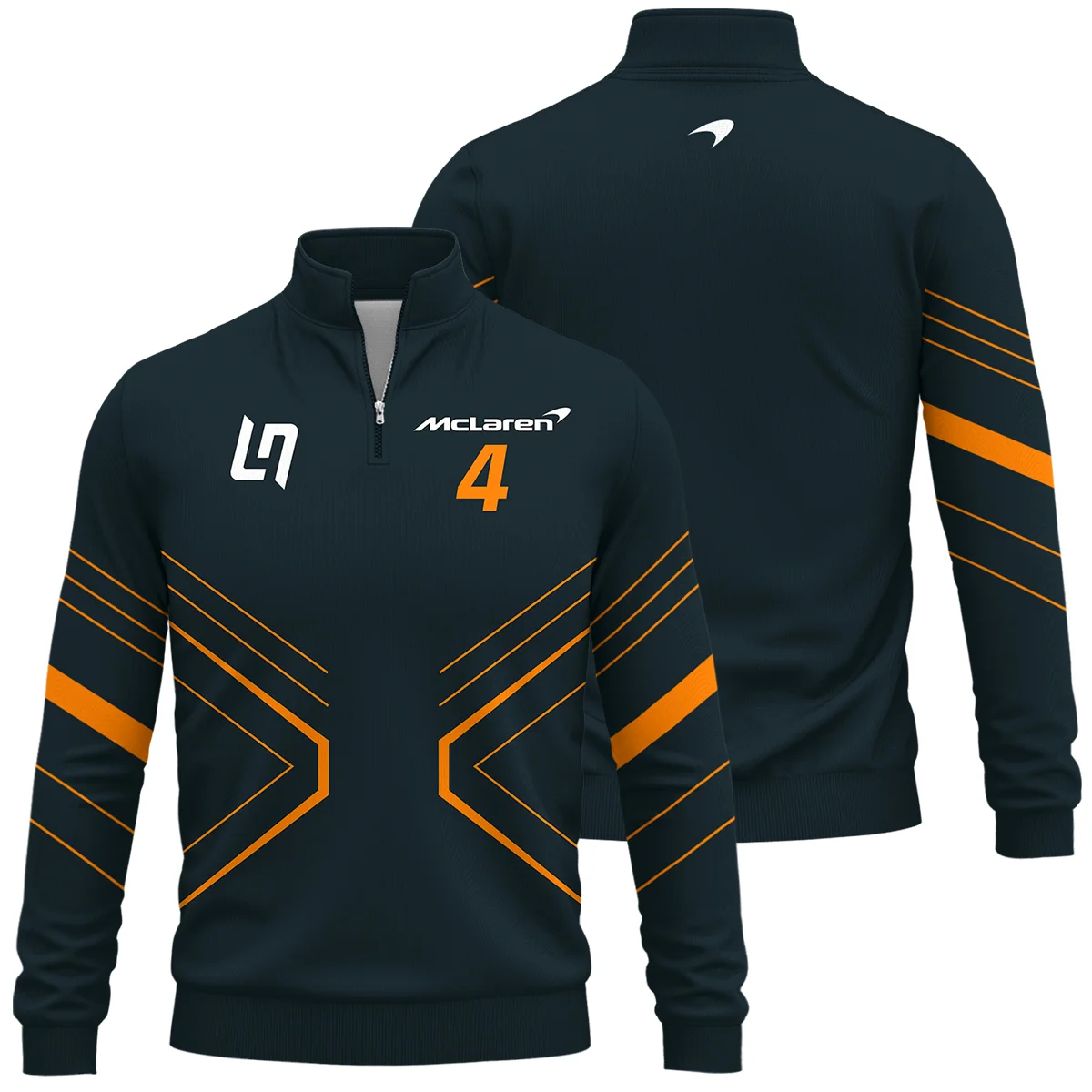 Lando Norris McLaren F1 Quarter-Zip Sweatshirt All Over Prints Unisex Motorsport Apparel BLMCL10425A3QTZ