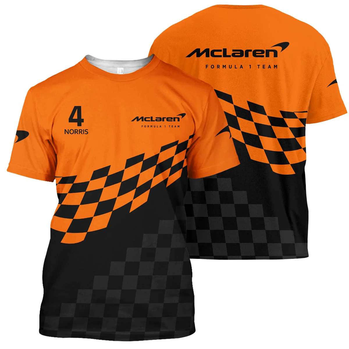 Lando Norris McLaren F1 T-Shirt All Over Prints Unisex Motorsport Apparel BLMCL10425A1TS