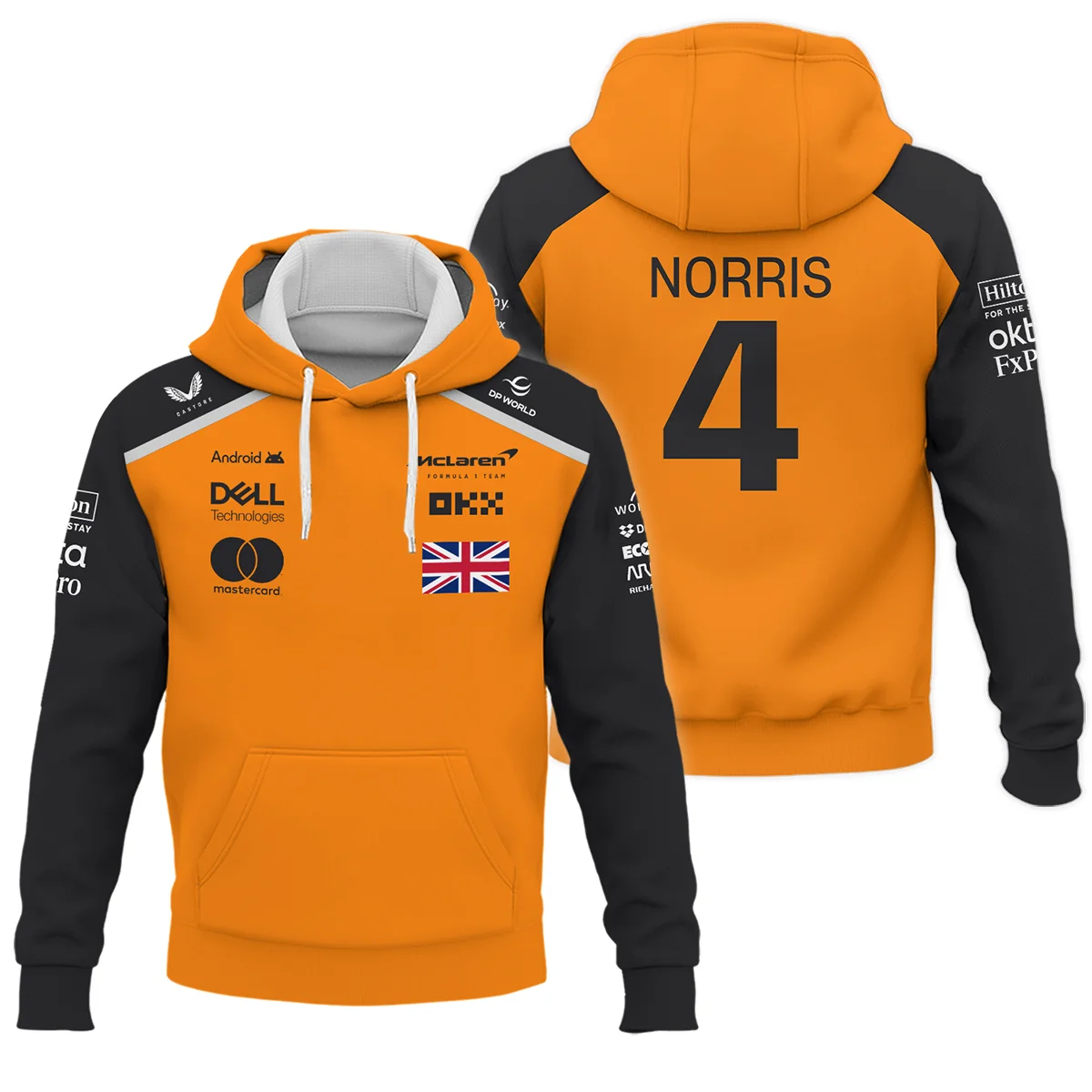 Lando Norris McLaren Formula One Logo Hoodie Unisex Motorsport Apparel BLF1290325A1MCLHD