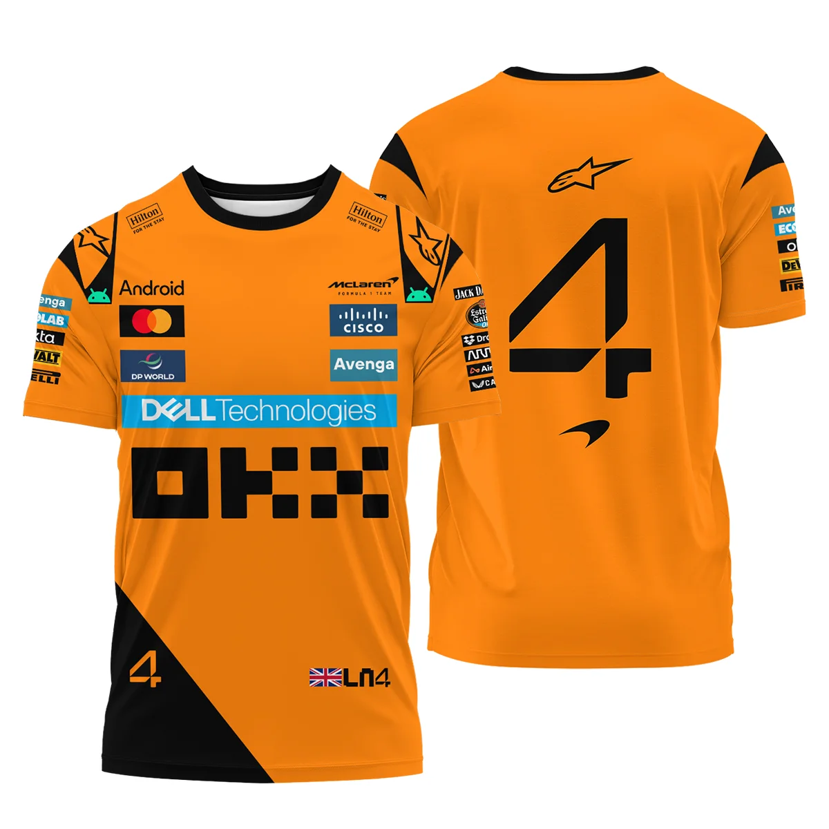 Lando Norris McLaren Formula One T-Shirt Unisex Motorsport Apparel BLF1180525A1TS