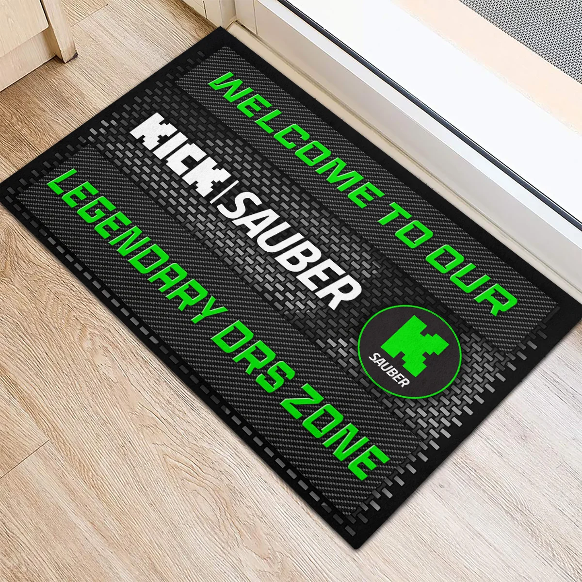 Legendary DRS Zone Kick Sauber F1 Rubber Base Doormat - All Over Print BLF1139A3KS - Image 3