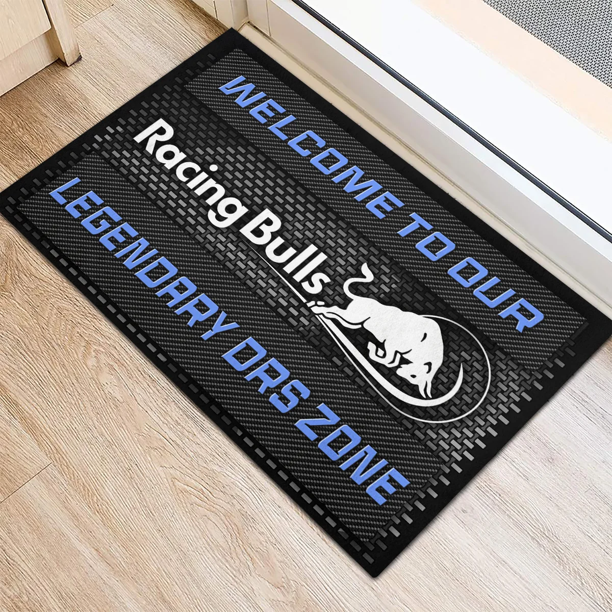 Legendary DRS Zone Racing Bulls F1 Rubber Base Doormat - All Over Print BLF1139A3RAC - Image 3