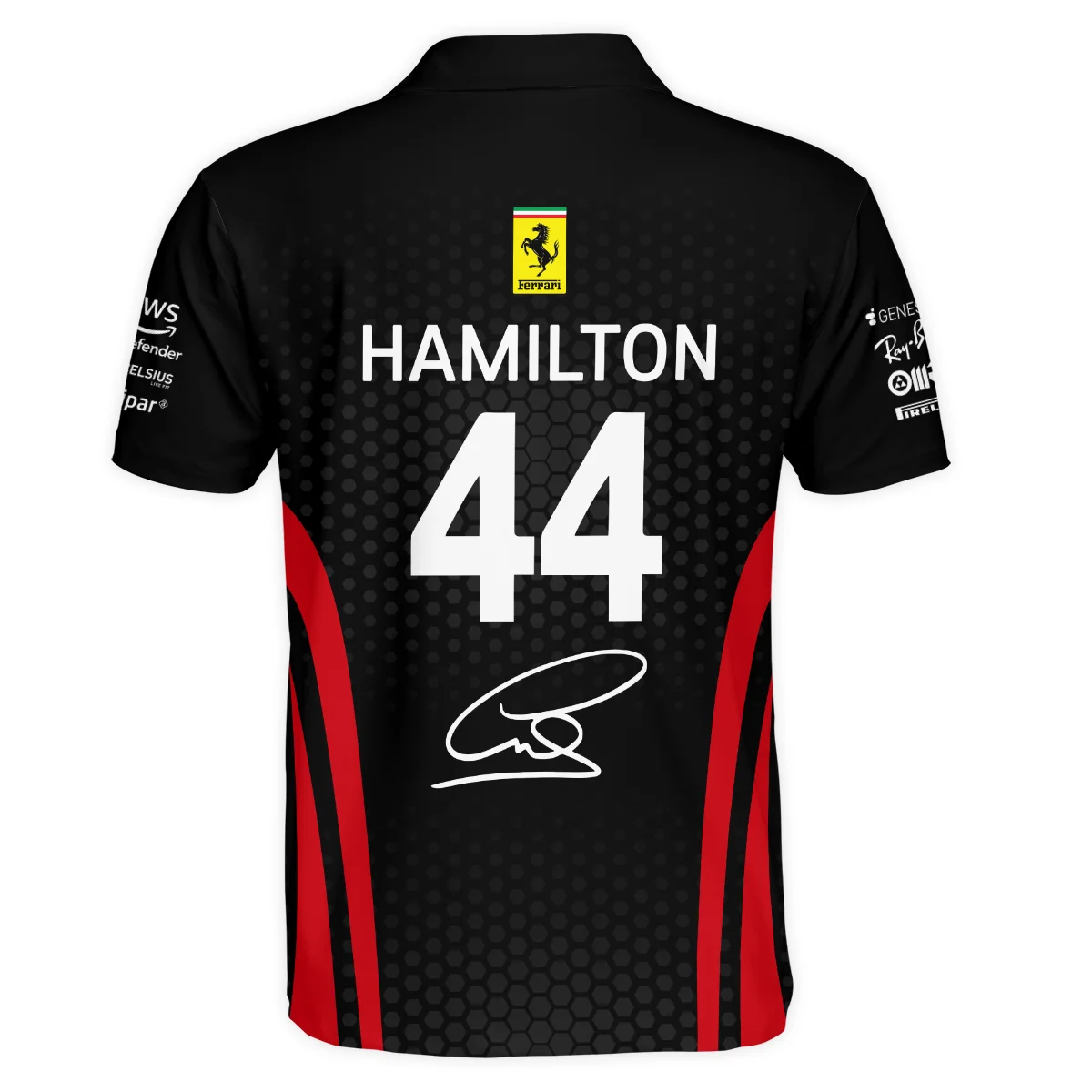LH44 Prancing Horse Team - Polo Shirt BLH281025A1PL - Image 3