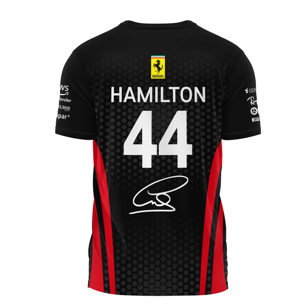 LH44 Prancing Horse Team - T-Shirt BLH281025A1TS - Image 3