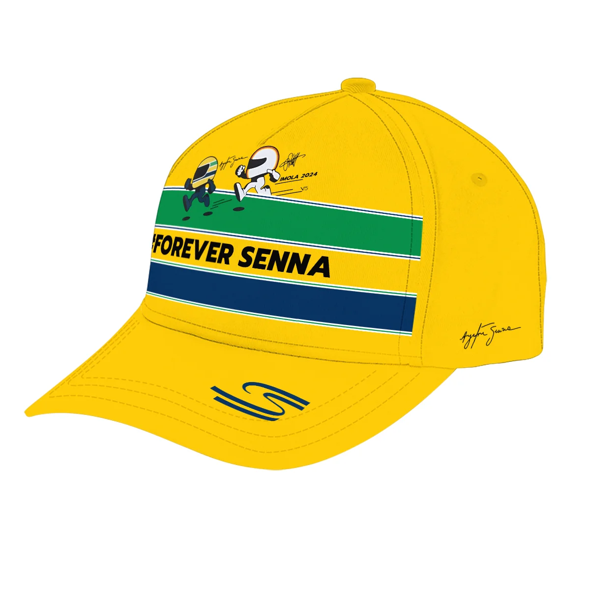 Limited Edition Ayrton Senna Baseball Cap All Over Print BLAS2925A3 - Image 2