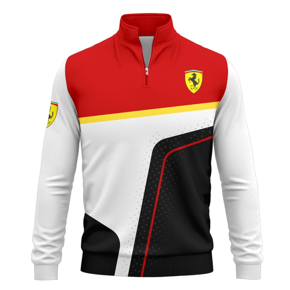Limited Edition Ferrari F1 Quarter-Zip Sweatshirt BLFRR15925A1QZS - Image 2