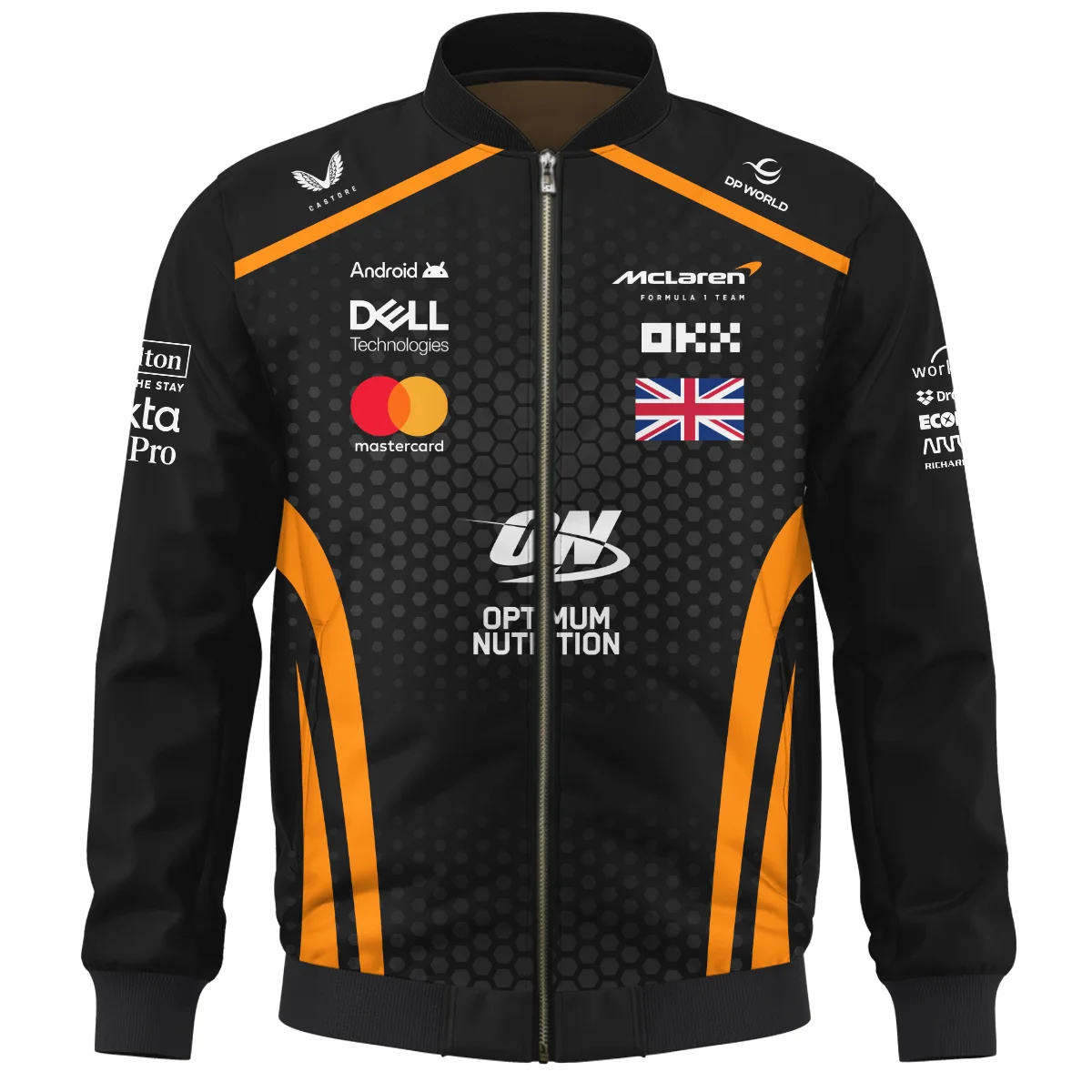 Limited Edition Lando Norris McLaren F1 Team - Bomber Unisex Motorsport Apparel BLNR14925A1BB - Image 2