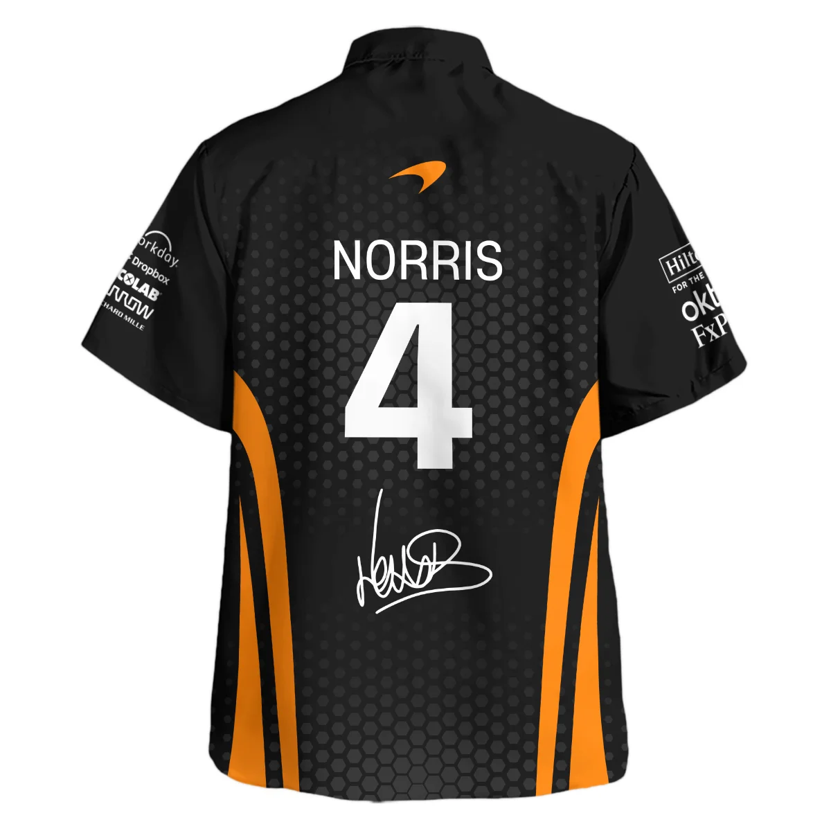 Limited Edition Lando Norris McLaren F1 Team - Hawaiian Shirt Unisex Motorsport Apparel BLNR14925A1HW - Image 3