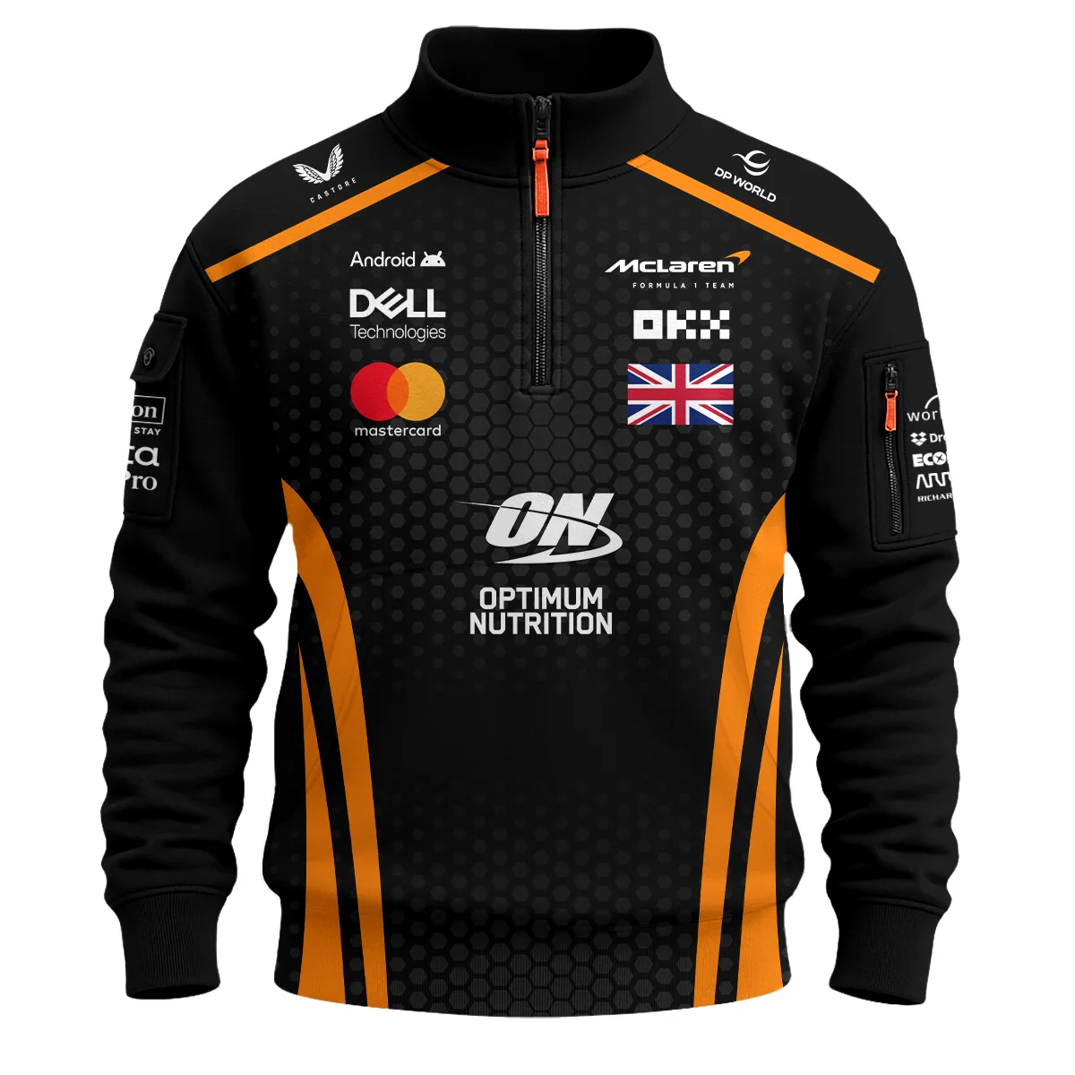 Limited Edition Lando Norris McLaren F1 Team - Sweatshirt Zipper Unisex Motorsport Apparel BLNR14925A1SHZ - Image 2