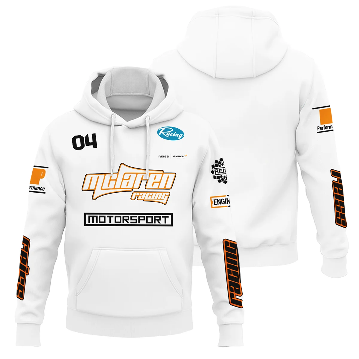 Limited Edition Lando Norris Reiss x McLaren - Hoodie Unisex Motorsport Apparel BLNR31125A1HD