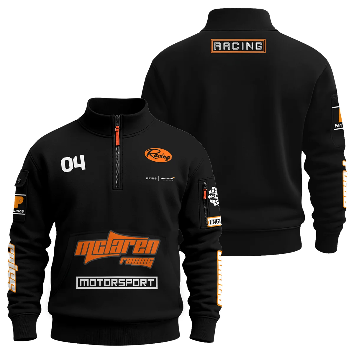 Limited Edition Lando Norris Reiss x McLaren - Sweatshirt Zipper Unisex Motorsport Apparel BLNR31125A2SHZ