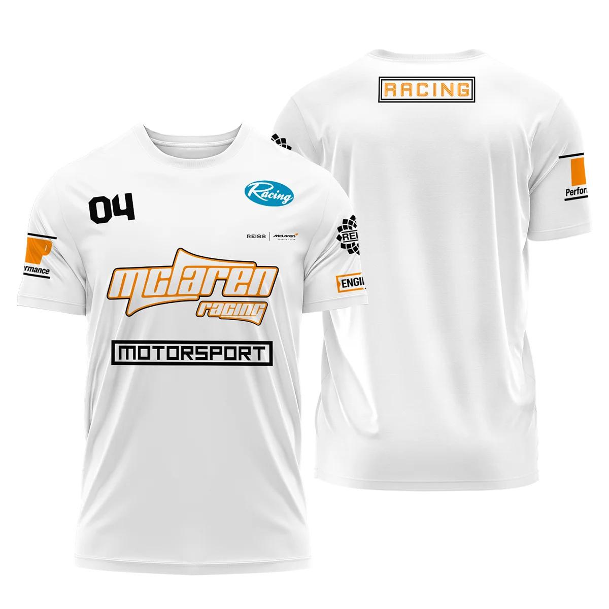 Limited Edition Lando Norris Reiss x McLaren - T-Shirt Unisex Motorsport Apparel BLNR31125A1TS