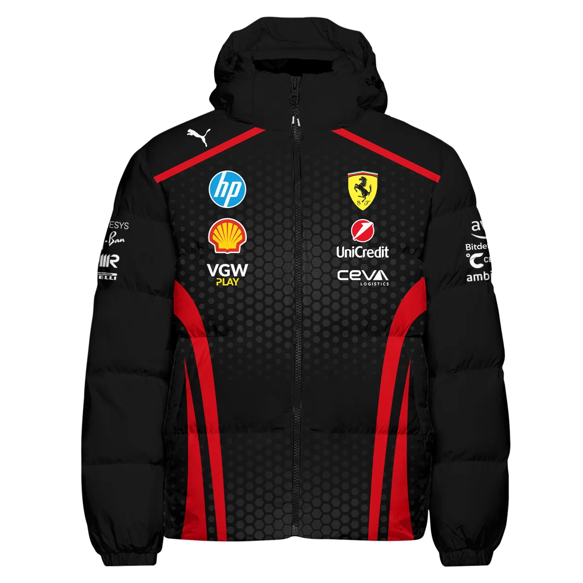 Alternative view of Limited Edition Lewis Hamilton Ferrari F1 Team - Down & Puffer Jackets BLH281025A1HCJ