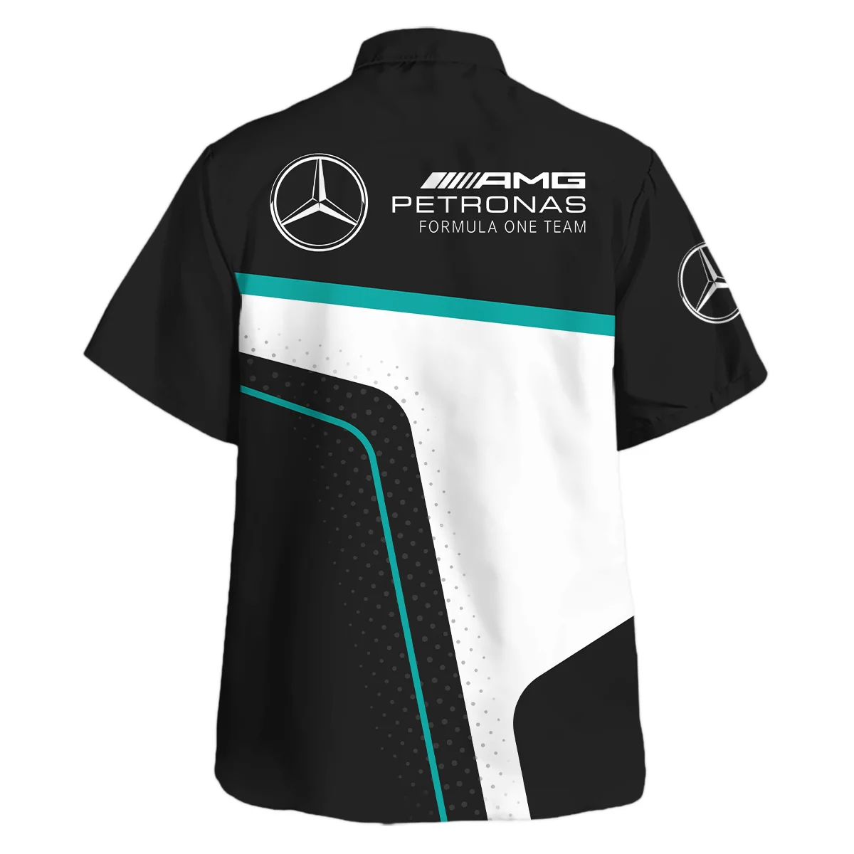 Limited Edition Mercedes-AMG Petronas F1 Hawaiian Shirt All Over Prints BLMER6525A5HW - Image 3