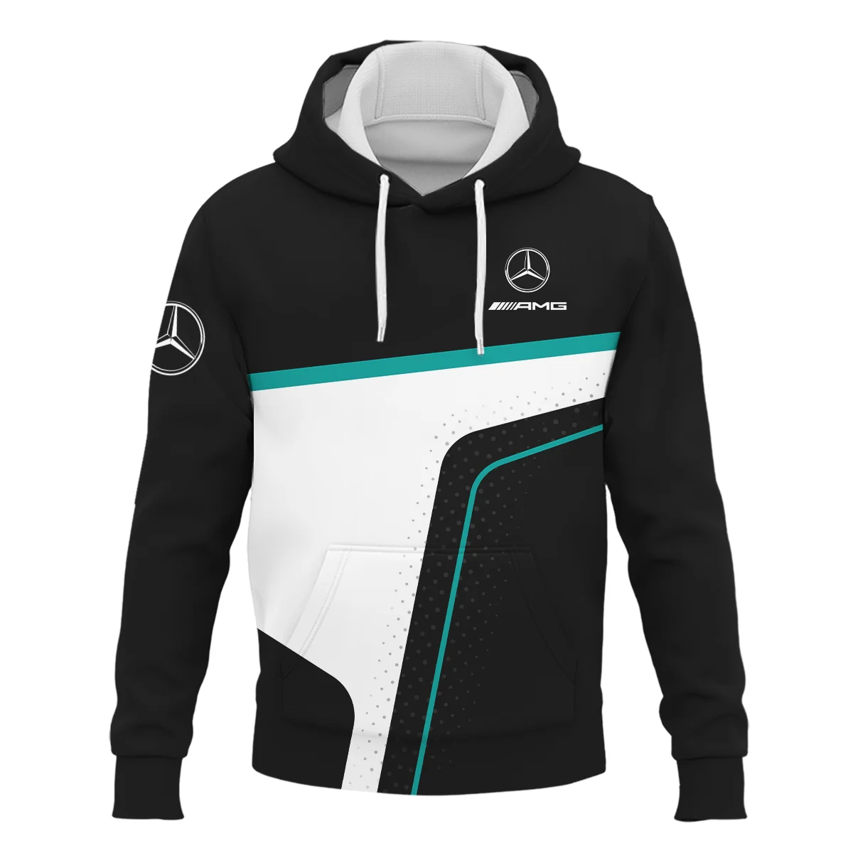 Limited Edition Mercedes-AMG Petronas F1 Logo Hoodie BLMER6525A5HD - Image 2
