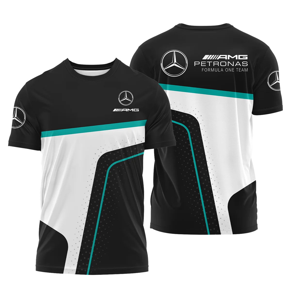 Limited Edition Mercedes-AMG Petronas F1 T-Shirt All Over Prints BLMER6525A5TS