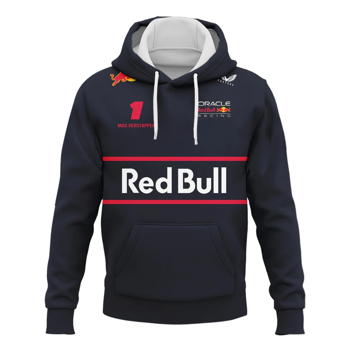 Max Verstappen Red Bull Racing F1 Logo Hoodie BLRBR10525A1HD - Image 2