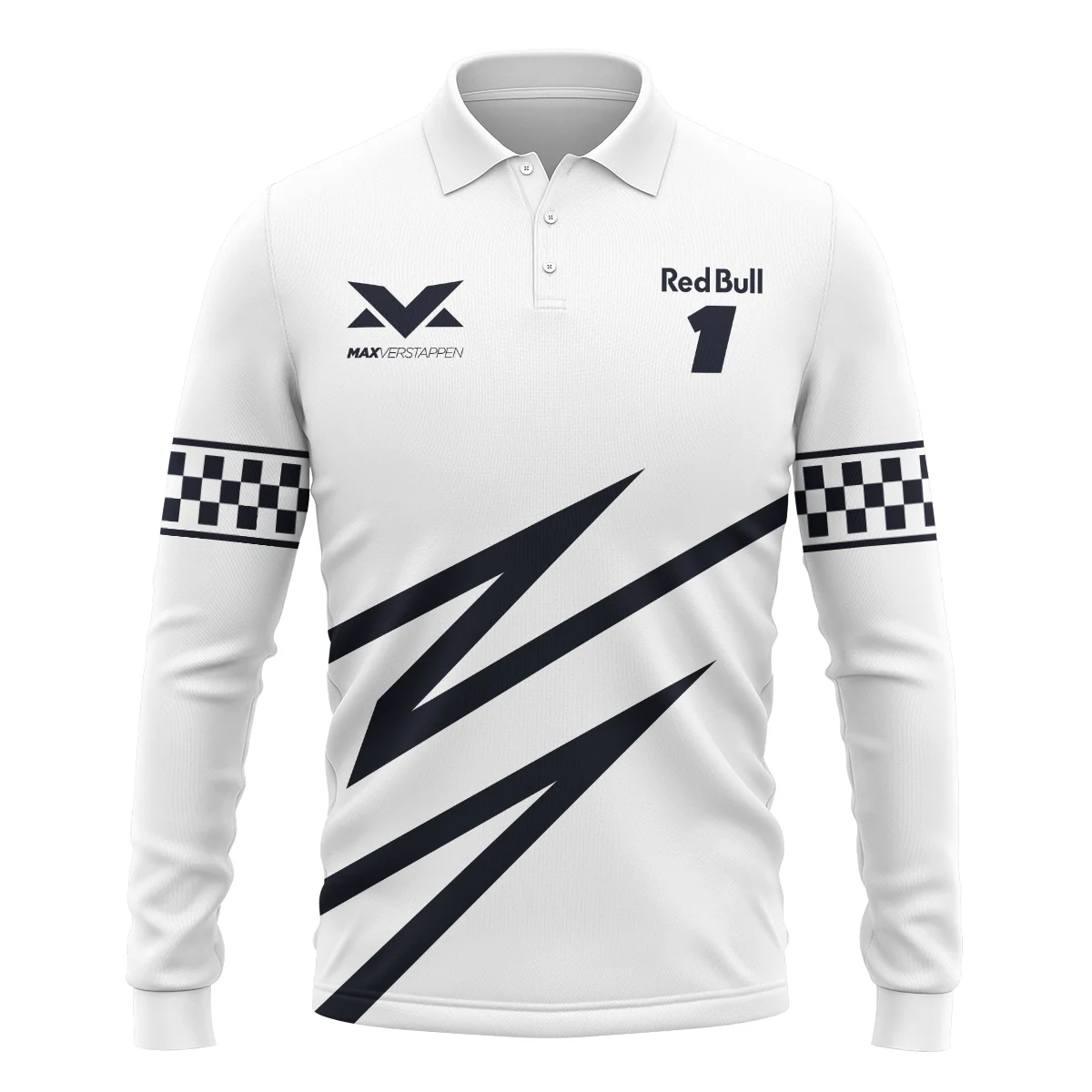 Max Verstappen Red Bull Racing F1 Long Polo Shirt BLRBR20525A1LPL - Image 2