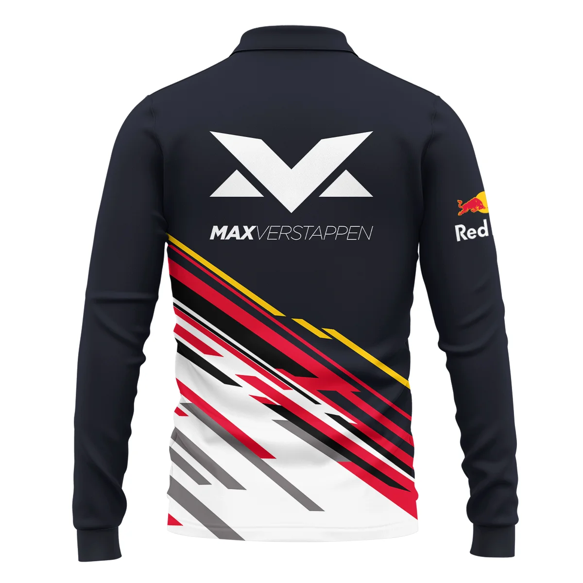 Max Verstappen Red Bull Racing F1 Long Polo Shirt BLRBR20525A2LPL - Image 3