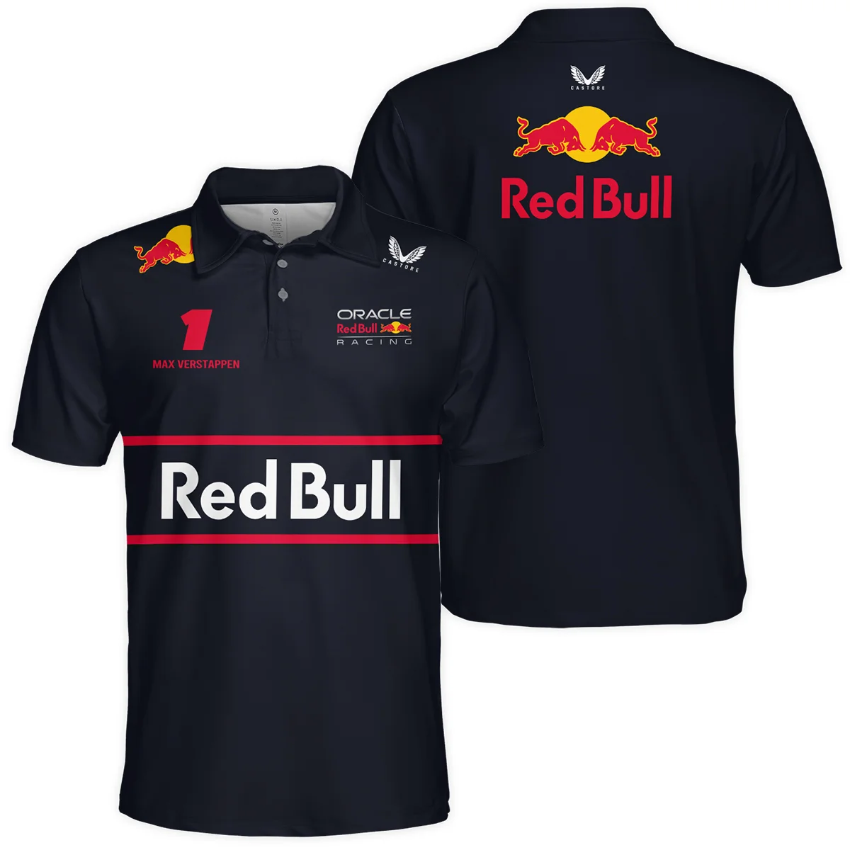 Max Verstappen Red Bull Racing F1 Polo Shirt All Over Prints BLRBR10525A1PL