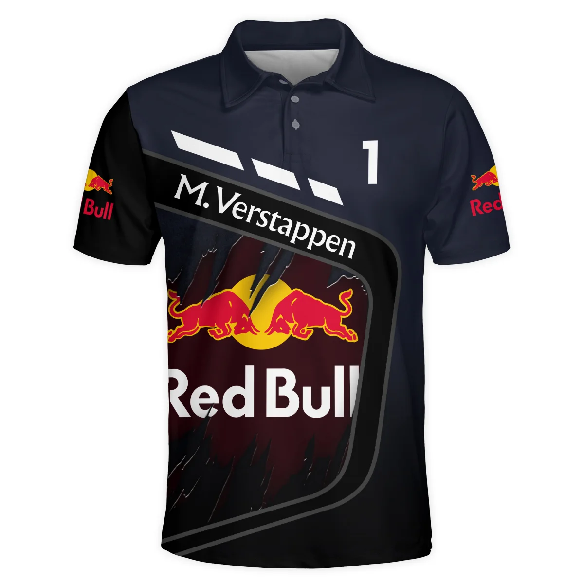 Max Verstappen Red Bull Racing F1 Polo Shirt BLRBR20525A3PL - Image 2