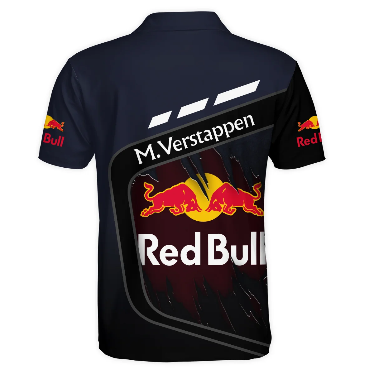 Max Verstappen Red Bull Racing F1 Polo Shirt BLRBR20525A3PL - Image 3