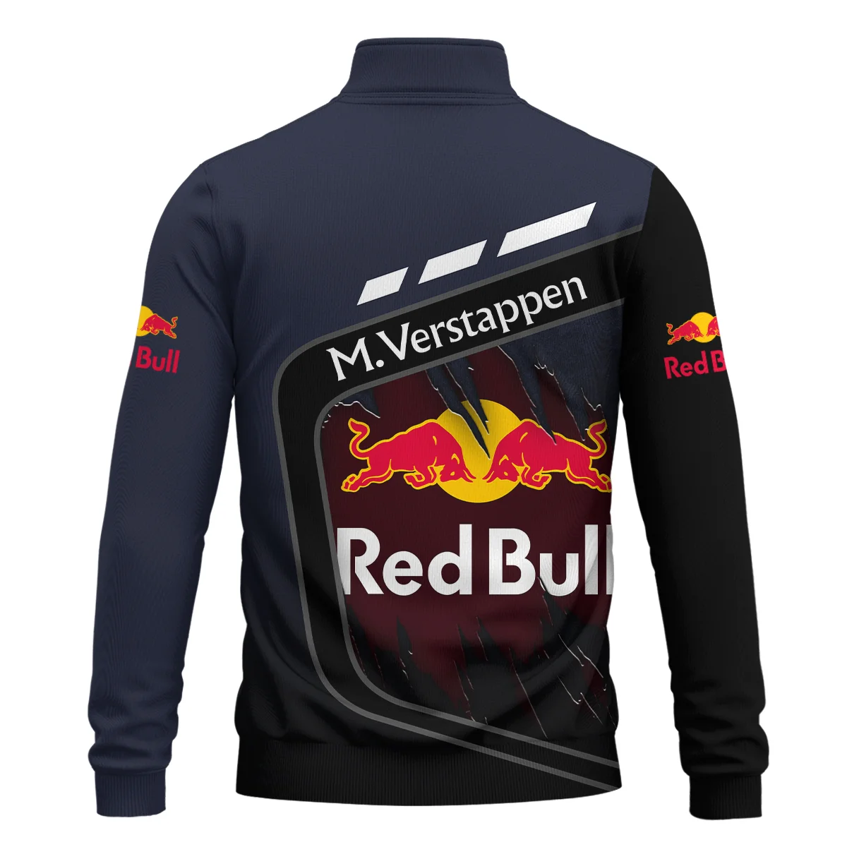 Max Verstappen Red Bull Racing F1 Quarter-Zip Sweatshirt BLRBR20525A3QZS - Image 3