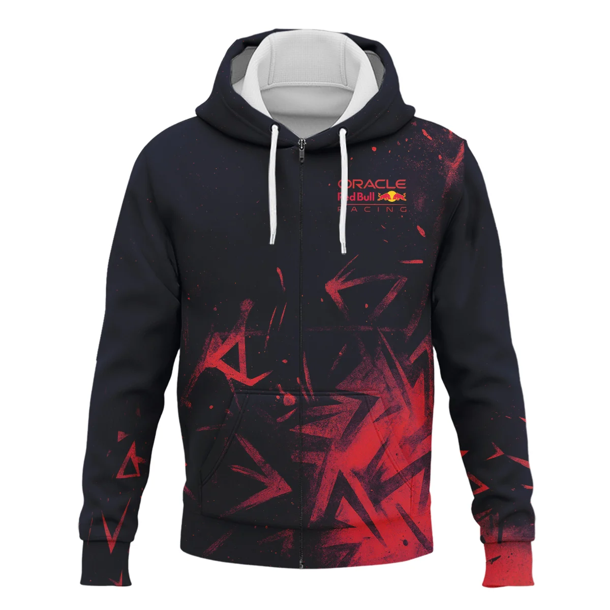 Alternative view of Max Verstappen Red Bull Racing F1 Zipper Hoodie BLRBR20525A4ZHD