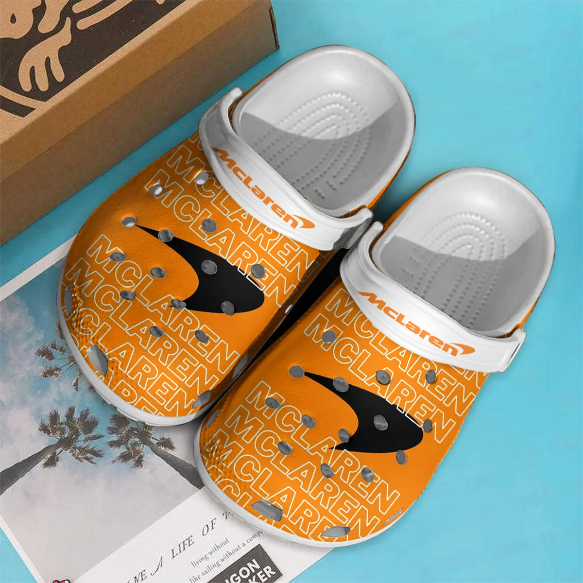 Alternative view of McLaren F1 Crocs - Waterproof Odor-resistant Antimicrobial BLMCL8425A2