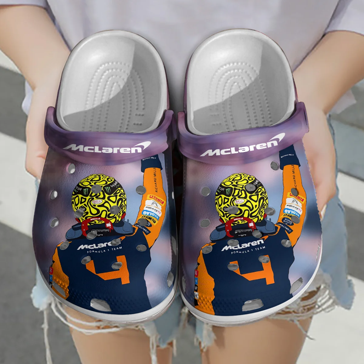 McLaren F1 Crocs - Waterproof Odor-resistant Antimicrobial BLMCL8425A7 - Image 3