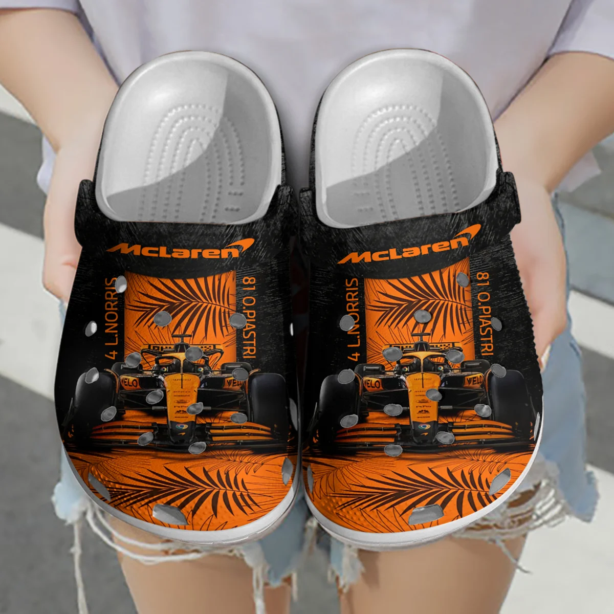 McLaren F1 Crocs - Waterproof Odor-resistant Antimicrobial BLMCL8425A9 - Image 3