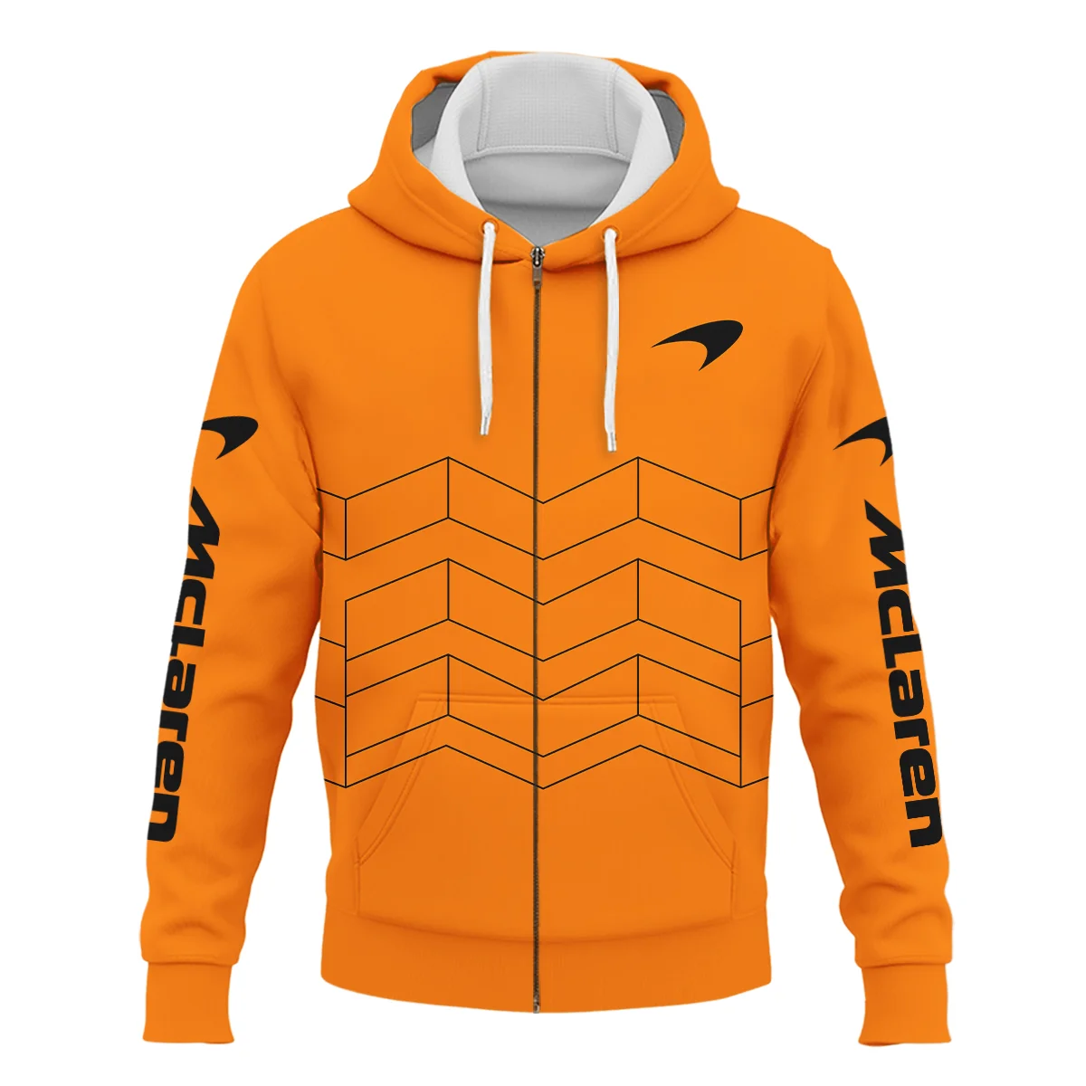 McLaren F1 Logo Zipper Hoodie BLMCL10425A7ZHD - Image 2